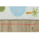 BAMBINO 1165 tapijt wasbaar Dierentuin voor kinderen antislip beige - TWEEDE-KLASSE PRODUCT