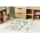 BAMBINO 1165 tapijt wasbaar Dierentuin voor kinderen antislip beige - TWEEDE-KLASSE PRODUCT