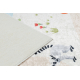 BAMBINO 1165 tapijt wasbaar Dierentuin voor kinderen antislip beige - TWEEDE-KLASSE PRODUCT