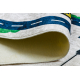 BAMBINO 2223 washing carpet Streets, cars for children anti-slip cream - SECOND-RATE PRODUCT
