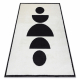 Modern Teppich MODE 8598 geometrisch creme / schwarz - ZWEITKLASSIGES PRODUKT
