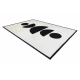 Modern Teppich MODE 8598 geometrisch creme / schwarz - ZWEITKLASSIGES PRODUKT