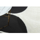 Modern Teppich MODE 8598 geometrisch creme / schwarz - ZWEITKLASSIGES PRODUKT