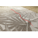 CARPET SIZAL FLOORLUX 20504 LEAVES champagne / taupe JUNGLE - SECOND-RATE PRODUCT