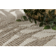Covor sisal Floorlux 20504 Frunze şampanie si gri Junglă - SECUNDAR-COTATI PRODUSUL