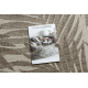Covor sisal Floorlux 20504 Frunze şampanie si gri Junglă - SECUNDAR-COTATI PRODUSUL