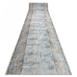 TAPIS DE COULOIR antidérapant LOTUS BORDERO 95111 gris / beige lavable 100cm
