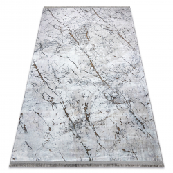 Teppich SAMPLE MELIS Marmor creme / grau