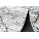 Teppich SAMPLE MELIS Marmor creme / grau