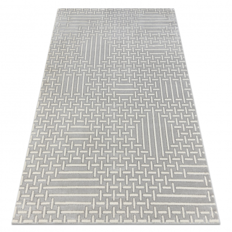Teppe SAMPLE LOTUS 07839A Geometrisk beige / grå