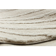 Tæppe SAMPLE COZY C3325A Struktur Bølger beige / fløde