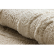 Tæppe SAMPLE COZY C3325A Struktur Bølger beige / fløde