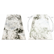 Carpet SAMPLE SUNSET C3338A Abstraction beige / green