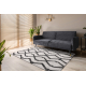 Carpet SAMPLE COZY C3195A Structural Boho light grey 