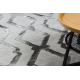 Teppich SAMPLE COZY C3195A Strukturell Boho Hellgrau