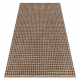 Alfombra SAMPLE PENELOPE 07964A GEOMÉTRICO, CUADRADOS, ESTRUCTURADO marrón