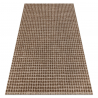 Dywan SAMPLE PENELOPE 07964A GEOMETRYCZNY KWADRATY STRUKTURALNY brąz