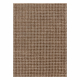 Teppich SAMPLE PENELOPE 07964A GEOMETRISCHE QUADRATE STRUKTURIERT braun
