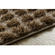 Teppich SAMPLE PENELOPE 07964A GEOMETRISCHE QUADRATE STRUKTURIERT braun