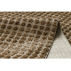 Teppich SAMPLE PENELOPE 07964A GEOMETRISCHE QUADRATE STRUKTURIERT braun
