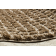 Teppich SAMPLE PENELOPE 07964A GEOMETRISCHE QUADRATE STRUKTURIERT braun