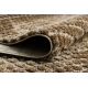 Teppich SAMPLE PENELOPE 07964A GEOMETRISCHE QUADRATE STRUKTURIERT braun