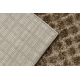Teppich SAMPLE PENELOPE 07964A GEOMETRISCHE QUADRATE STRUKTURIERT braun