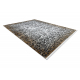 Teppich SAMPLE BELLA F201B Abstraktion grau / gold Fransen  