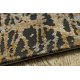 Teppich SAMPLE BELLA F201B Abstraktion grau / gold Fransen  