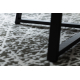 Teppich SAMPLE BELLA F201B Abstraktion grau / gold Fransen  