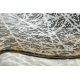 Teppich SAMPLE BELLA F201B Abstraktion grau / gold Fransen  