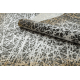 Teppich SAMPLE BELLA F201B Abstraktion grau / gold Fransen  