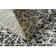 Teppich SAMPLE BELLA F201B Abstraktion grau / gold Fransen  