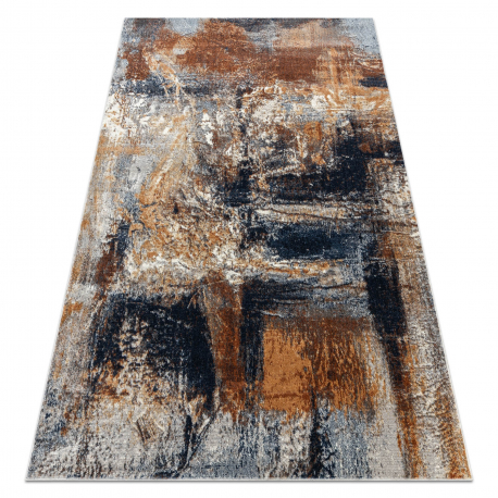 Teppich SAMPLE VEGAS 07790a ABSTRAKTION rost / blau