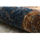 Carpet SAMPLE VEGAS 07790a ABSTRACTION rust / blue