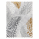 Teppich SAMPLE GOLD LEAF SUNSET 85228 Palmenblätter grau / gold