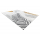 Carpet SAMPLE GOLD LEAF SUNSET 85228 Palm leaves grey / gold