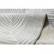 Carpet SAMPLE GOLD LEAF SUNSET 85228 Palm leaves grey / gold