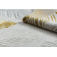 Teppich SAMPLE GOLD LEAF SUNSET 85228 Palmenblätter grau / gold