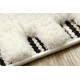 Tapis SAMPLE ETOILE C3711A Structurel Boho crème