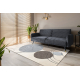 Teppich SAMPLE MILANO B7164A GEOMETRISCHE KREISE creme / grau