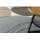 Teppich SAMPLE MILANO B7164A GEOMETRISCHE KREISE creme / grau