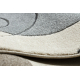 Carpet SAMPLE MILANO B7164A GEOMETRICAL CIRCLES cream / gray