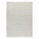 Teppich SAMPLE ARVEN LI17A Creme / Hellgrau Fransen  
