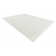 Teppich SAMPLE ARVEN LI17A Creme / Hellgrau Fransen  