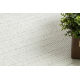 Teppich SAMPLE ARVEN LI17A Creme / Hellgrau Fransen  