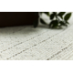 Carpet SAMPLE ARVEN LI17A Cream / light grey fringes