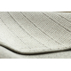Teppich SAMPLE ARVEN LI17A Creme / Hellgrau Fransen  