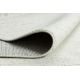 Teppich SAMPLE ARVEN LI17A Creme / Hellgrau Fransen  