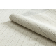 Teppich SAMPLE ARVEN LI17A Creme / Hellgrau Fransen  